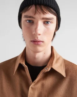 Hombre Prada CAMISAS^Camisa De Pelo De Camello
