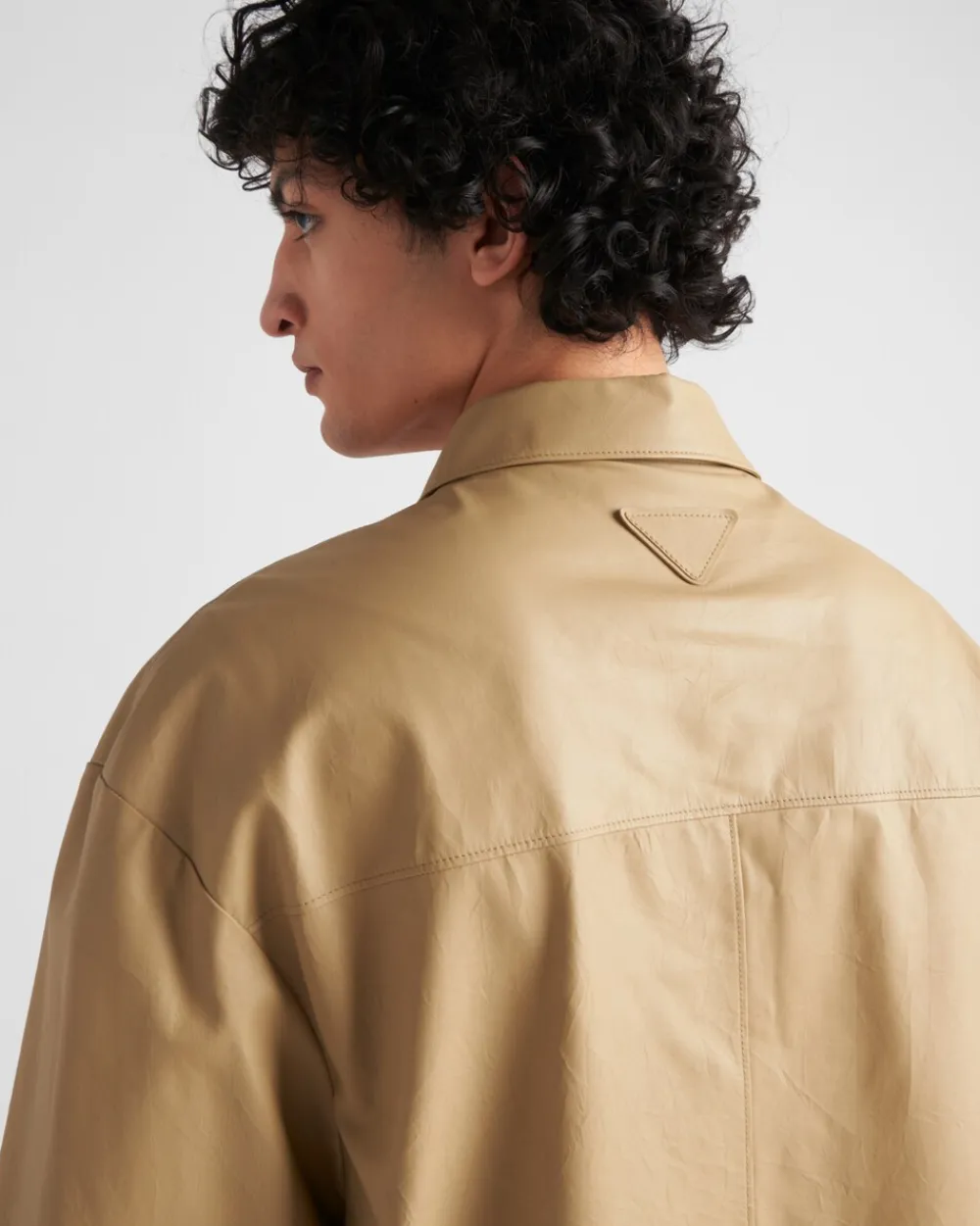 Hombre Prada ROPA DE PIEL^Camisa De Piel