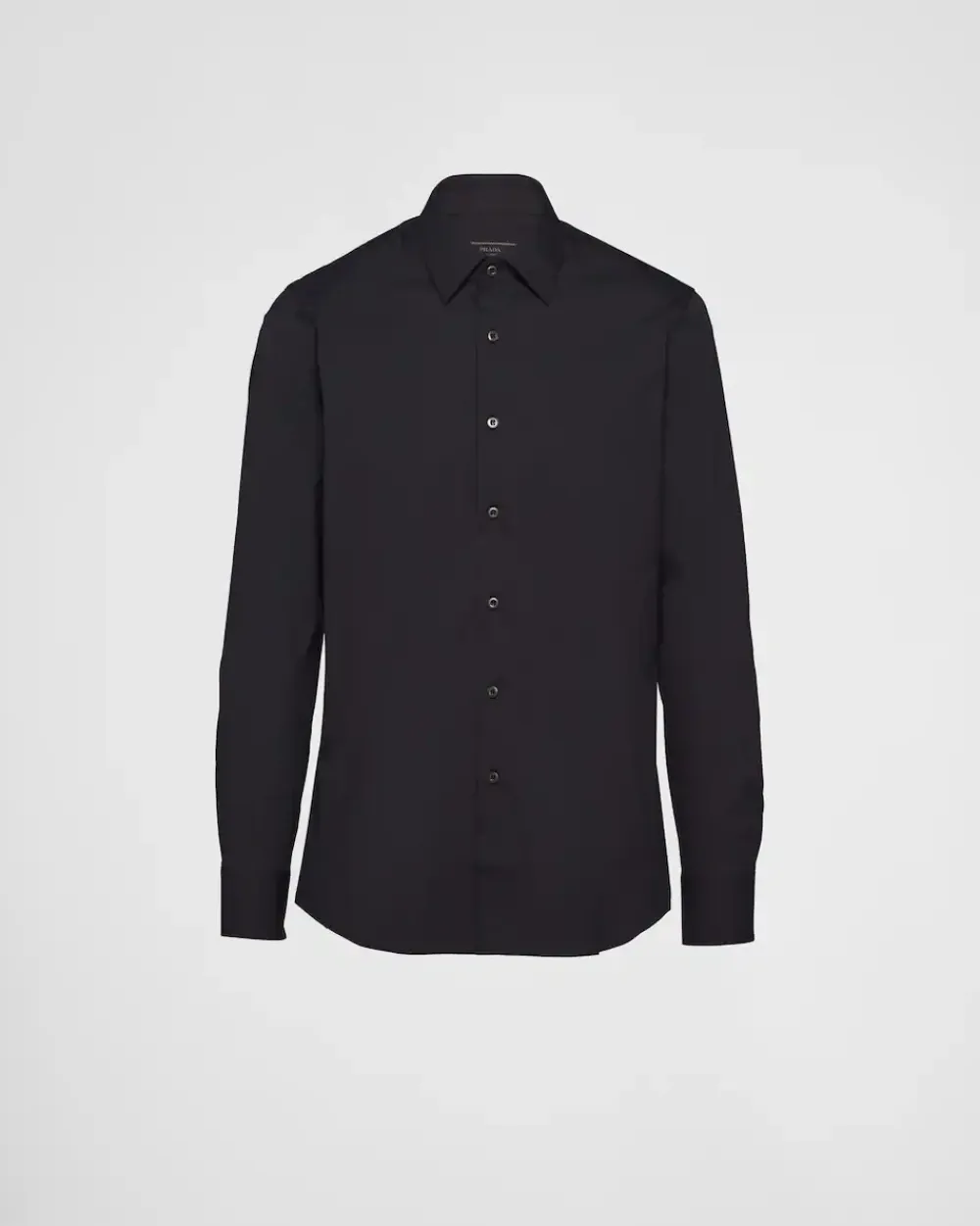 Hombre Prada CAMISAS^Camisa De Popelina Elástica