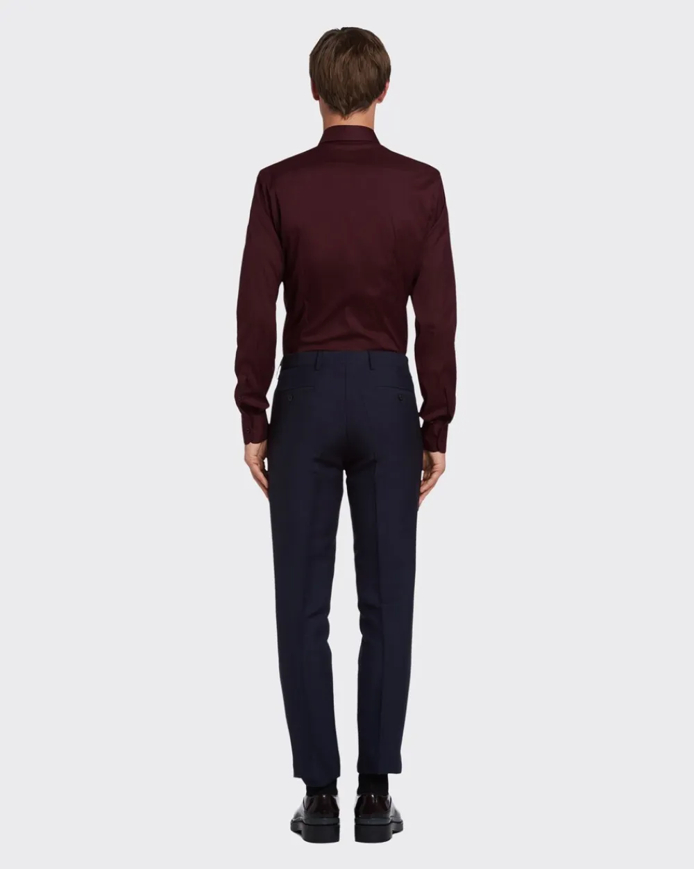 Hombre Prada CAMISAS^Camisa De Popelina Elástica