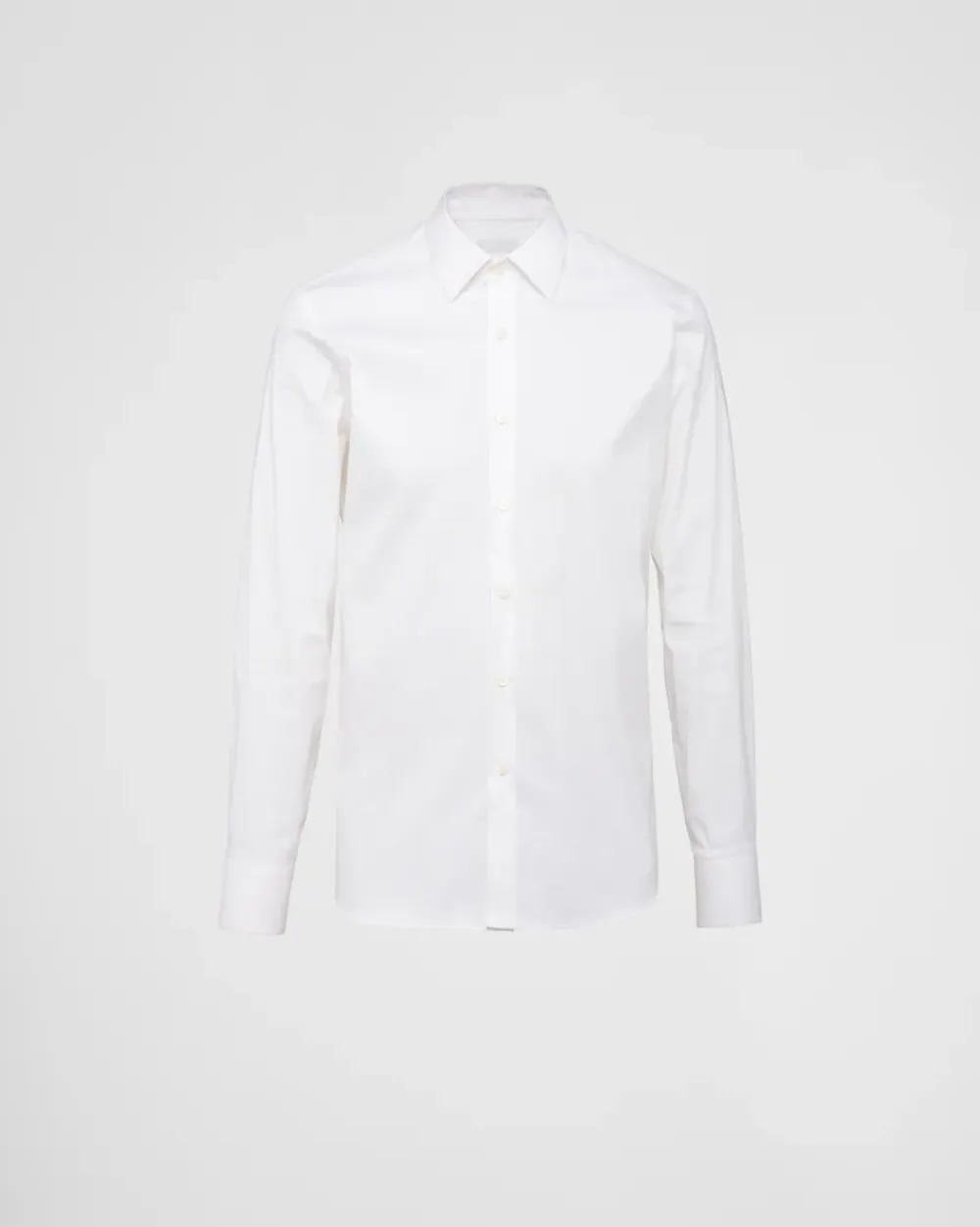 Hombre Prada CAMISAS^Camisa De Popelina Elástica