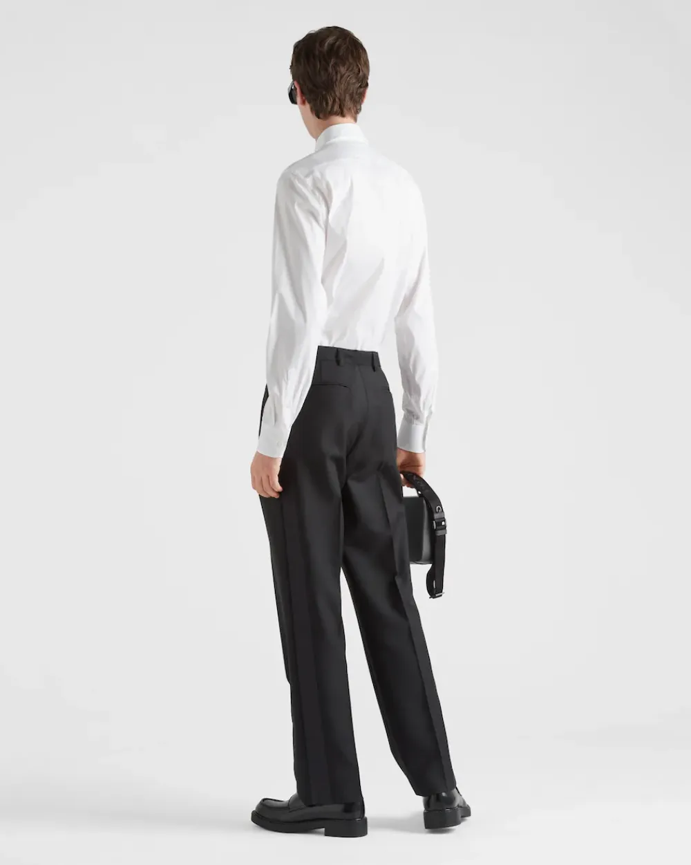 Hombre Prada CAMISAS^Camisa De Popelina Elástica