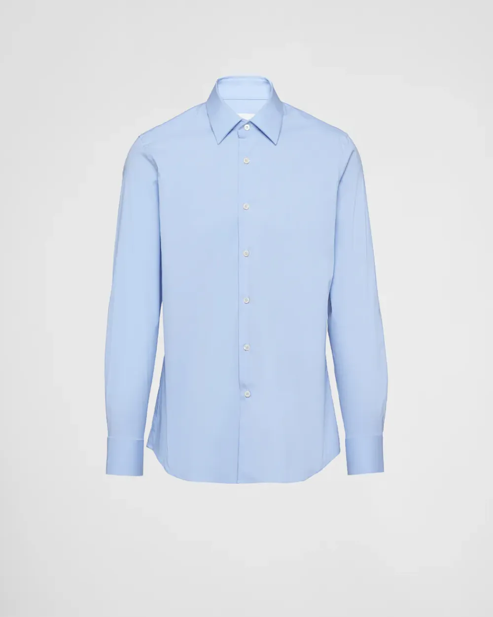 Hombre Prada CAMISAS^Camisa De Popelina Elástica