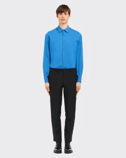 Hombre Prada CAMISAS^Camisa De Popelina Elástica