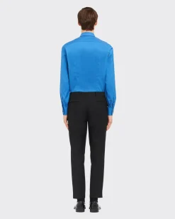 Hombre Prada CAMISAS^Camisa De Popelina Elástica