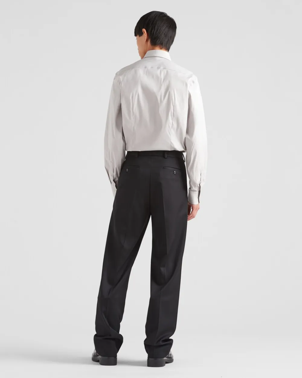 Hombre Prada CAMISAS^Camisa De Popelina Elástica