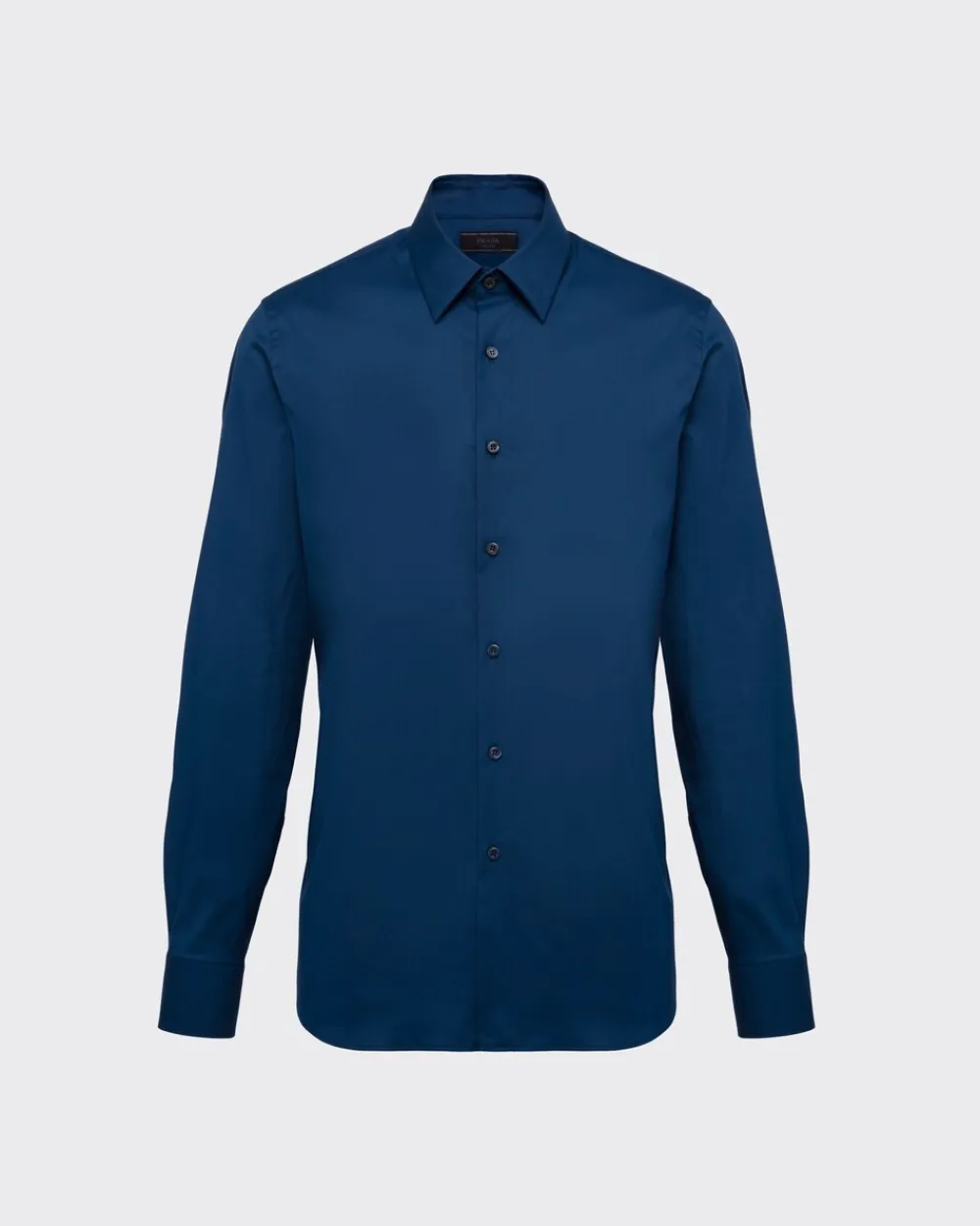Hombre Prada CAMISAS^Camisa De Popelina Elástica