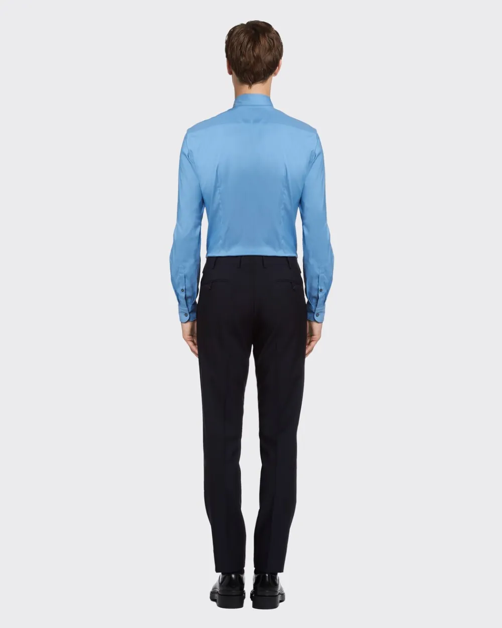 Hombre Prada CAMISAS^Camisa De Popelina Elástica