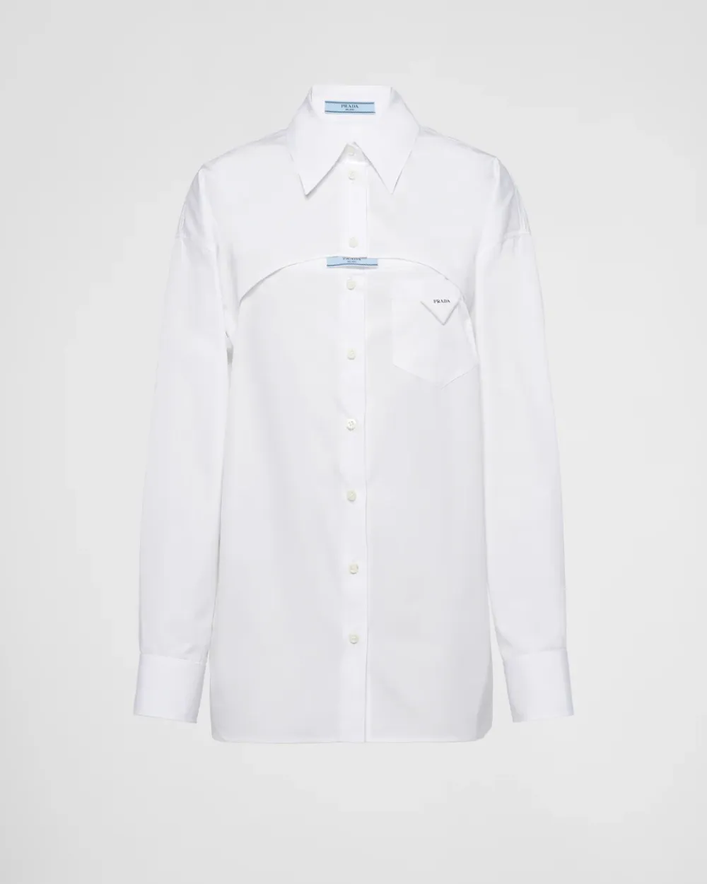 Mujer Prada CAMISAS Y TOPS^Camisa De Popelín