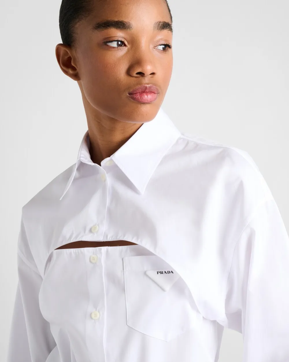 Mujer Prada CAMISAS Y TOPS^Camisa De Popelín