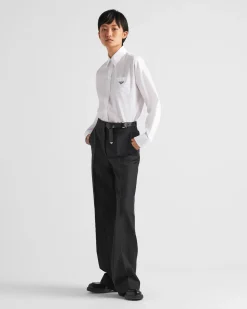 Mujer Prada CAMISAS Y TOPS^Camisa De Popelín