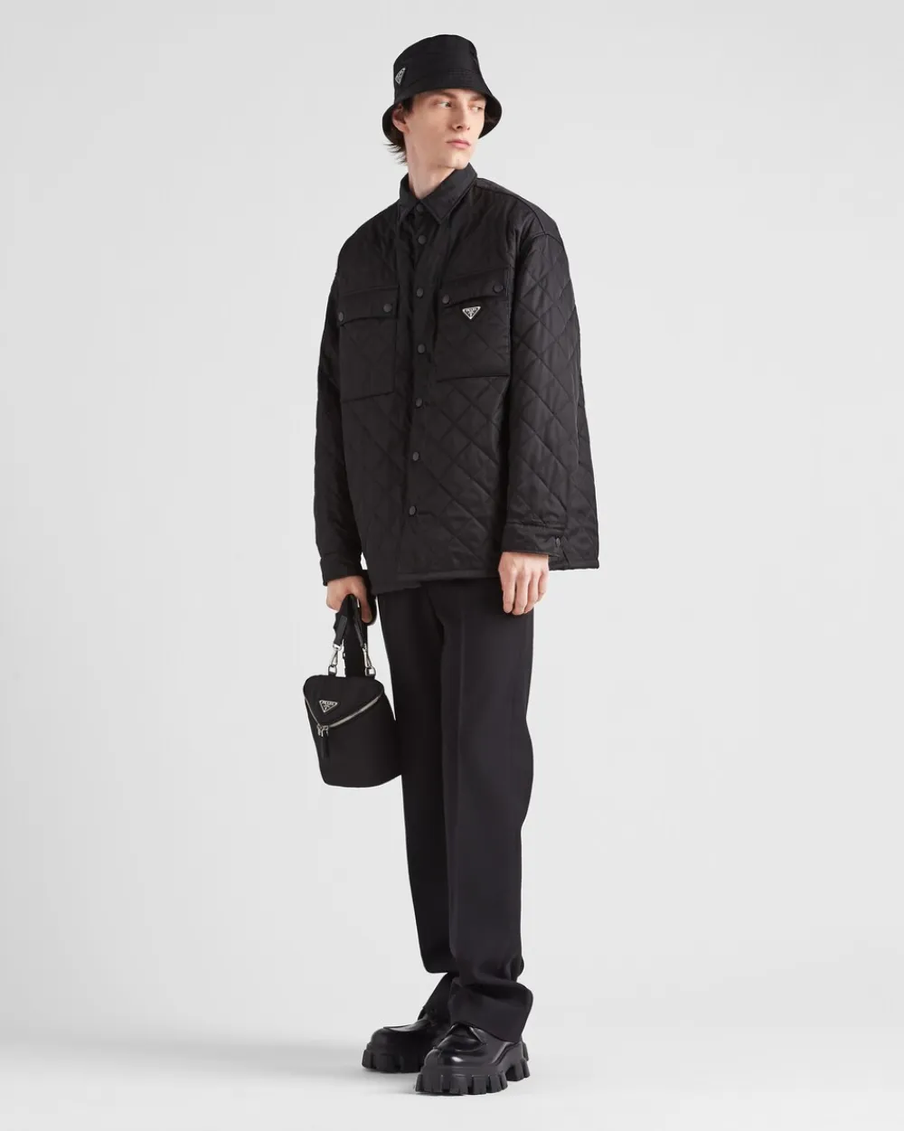 Hombre Prada CAMISAS^Camisa De Re-nylon