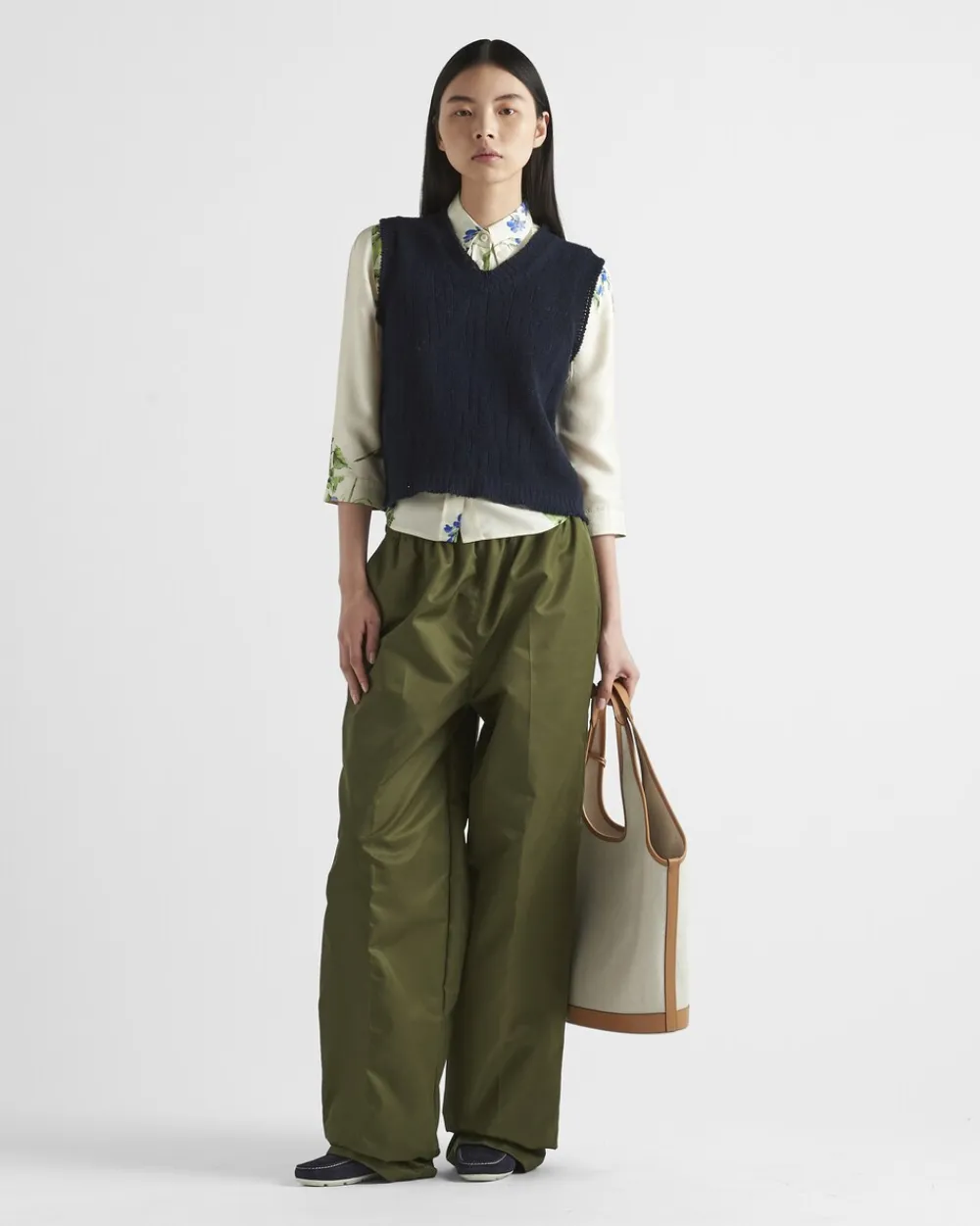 Mujer Prada CAMISAS Y TOPS^Camisa De Sarga
