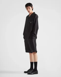 Hombre Prada CAMISAS^Camisa De Seda