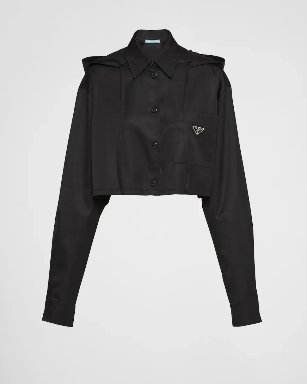 Mujer Prada COLECCIÓN FEMENINA|CAMISAS Y TOPS^Camisa En Gabardina De Re-nylon