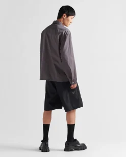 Prada COLECCIÓN MASCULINA^Camisa Extragrande De Re-nylon