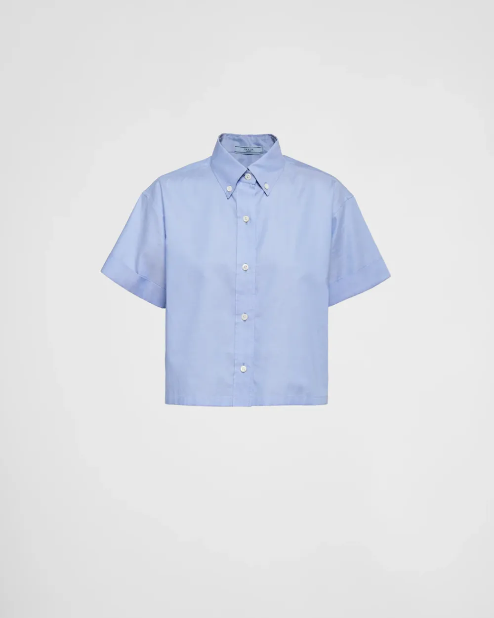 Mujer Prada CAMISAS Y TOPS^Camisa Oxford Bordada