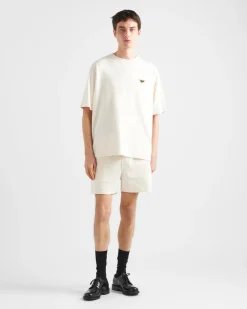 Hombre Prada CAMISETAS Y POLOS^Camiseta De Algodón