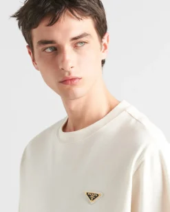 Hombre Prada CAMISETAS Y POLOS^Camiseta De Algodón