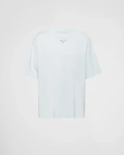 Hombre Prada CAMISETAS Y POLOS^Camiseta De Algodón