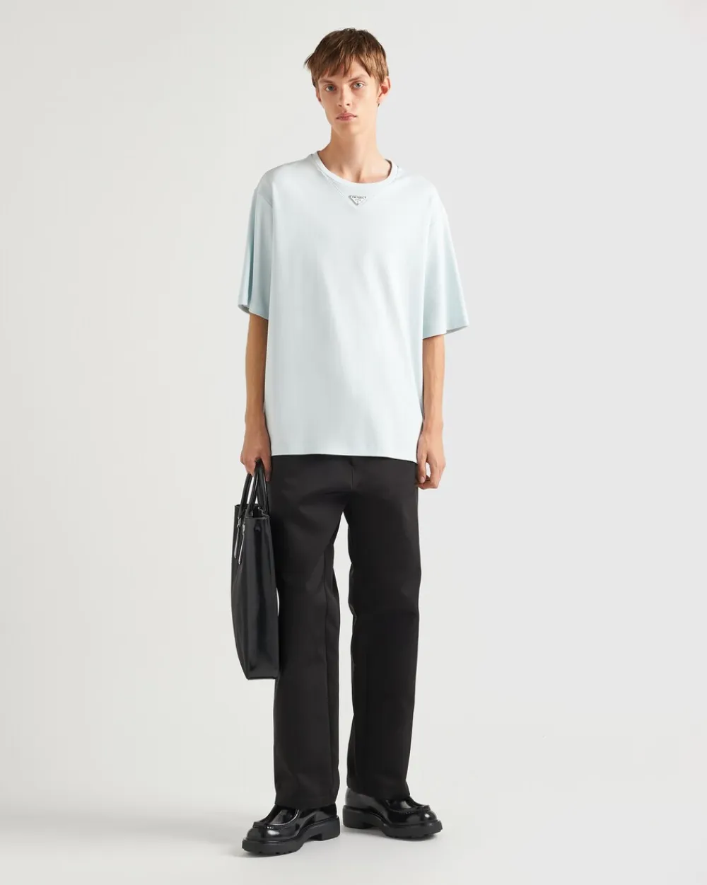 Hombre Prada CAMISETAS Y POLOS^Camiseta De Algodón
