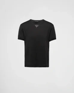 Hombre Prada CAMISETAS Y POLOS^Camiseta De Algodón
