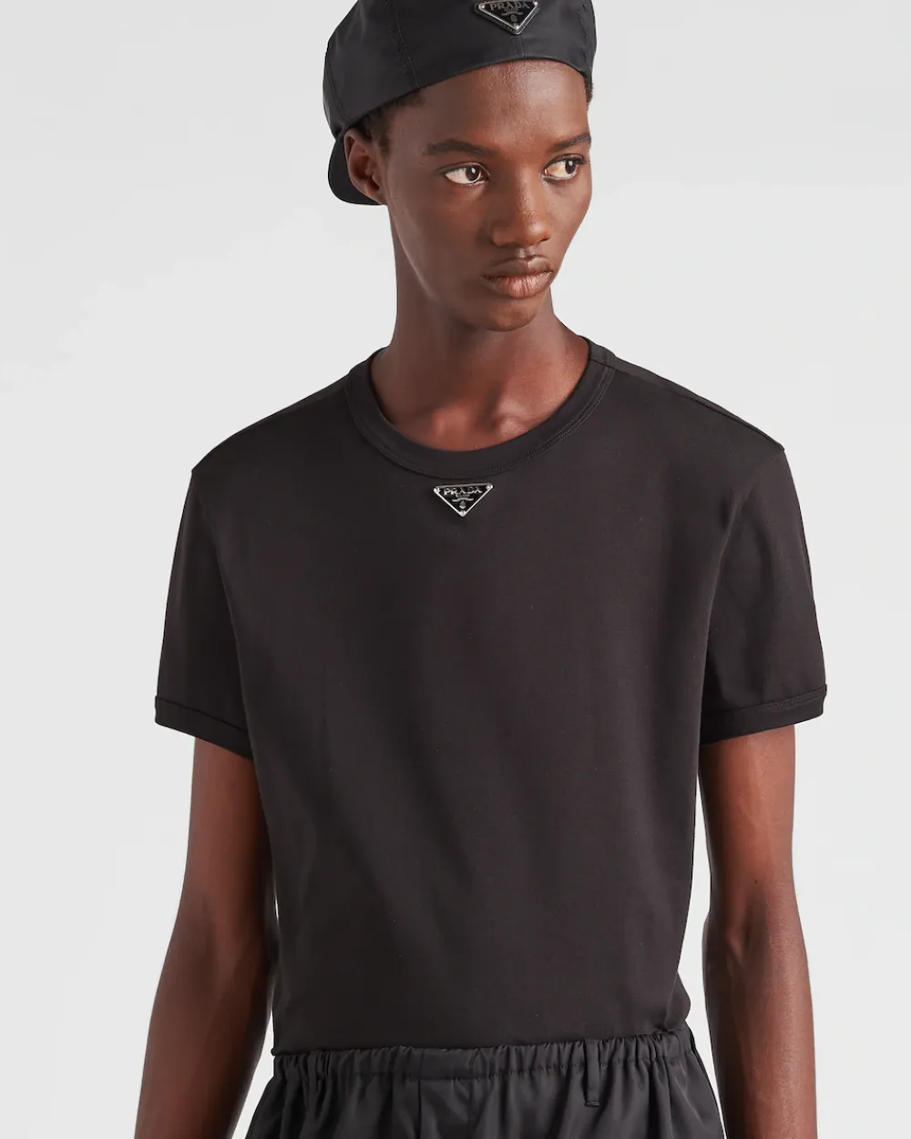 Hombre Prada CAMISETAS Y POLOS^Camiseta De Algodón