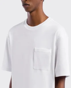 Hombre Prada CAMISETAS Y POLOS^Camiseta De Algodón