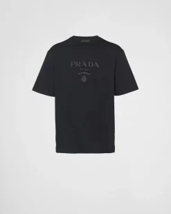 Hombre Prada CAMISETAS Y POLOS^Camiseta De Algodón