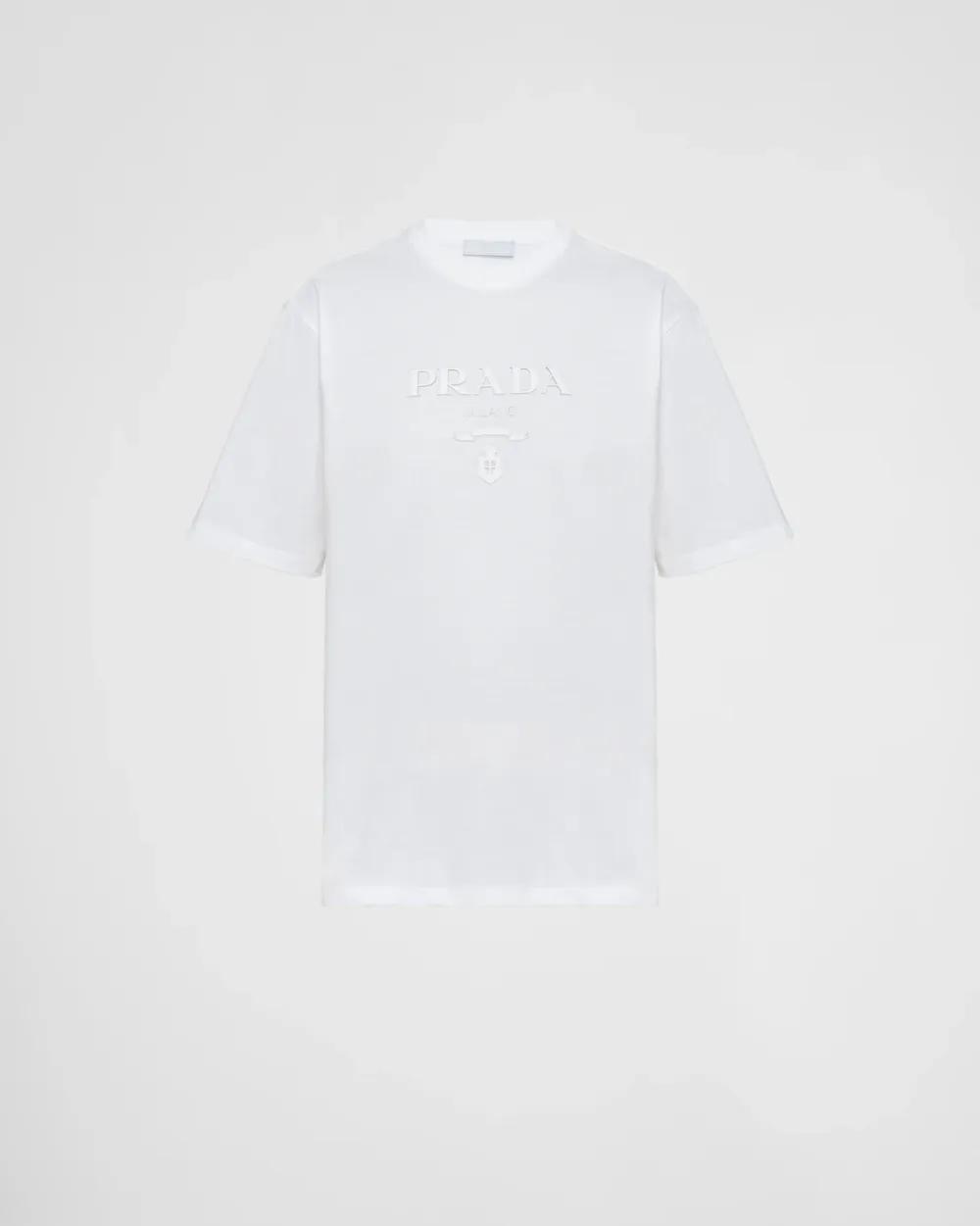 Hombre Prada CAMISETAS Y POLOS^Camiseta De Algodón