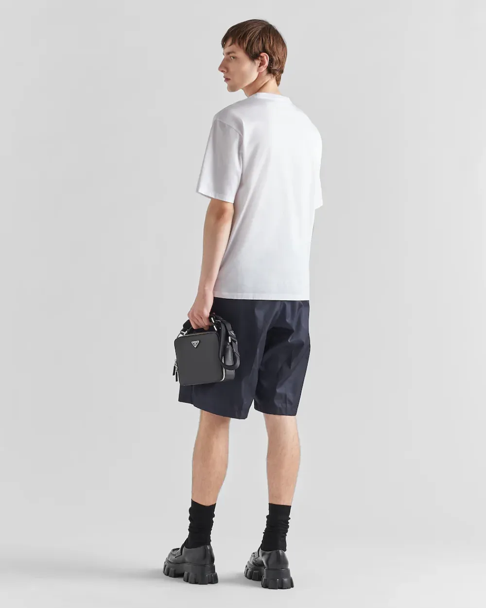 Hombre Prada CAMISETAS Y POLOS^Camiseta De Algodón