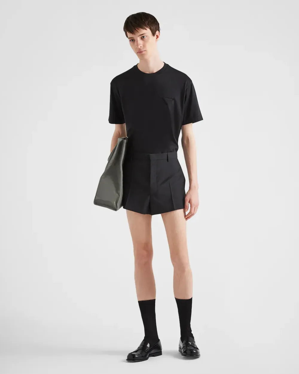 Hombre Prada CAMISETAS Y POLOS^Camiseta De Algodón