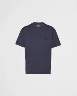 Hombre Prada CAMISETAS Y POLOS^Camiseta De Algodón