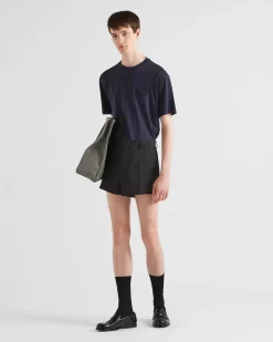 Hombre Prada CAMISETAS Y POLOS^Camiseta De Algodón