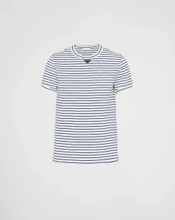 Hombre Prada CAMISETAS Y POLOS^Camiseta De Algodón