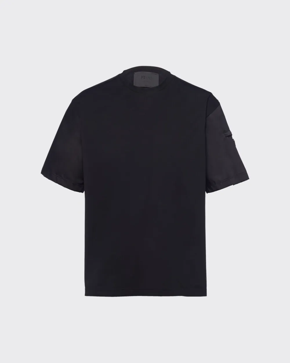 Hombre Prada CAMISETAS Y POLOS^Camiseta De Algodón Con Detalles De Re-nylon