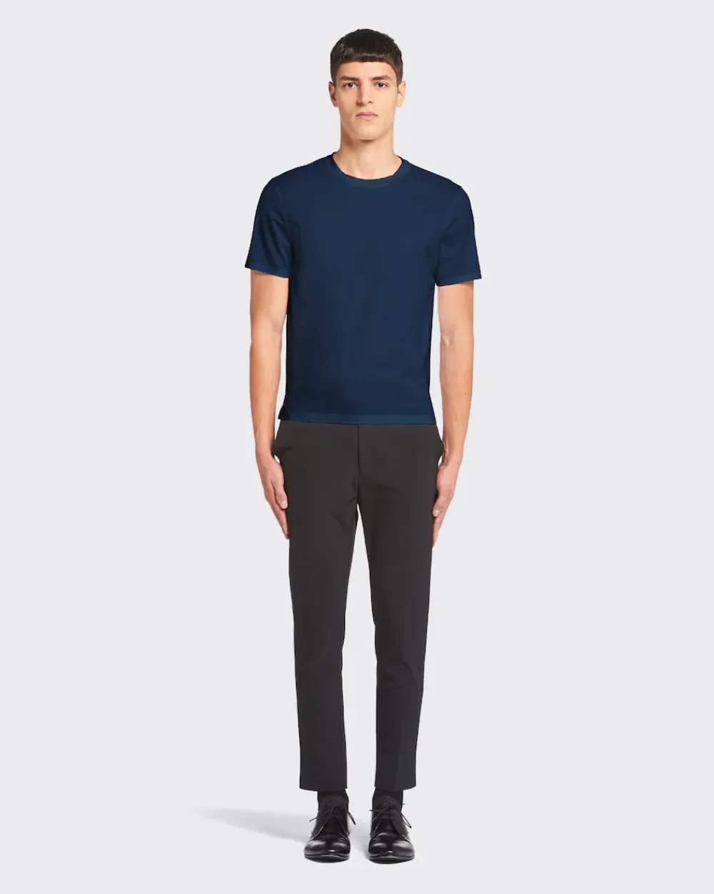 Hombre Prada CAMISETAS Y POLOS^Camiseta De Algodón Elástico