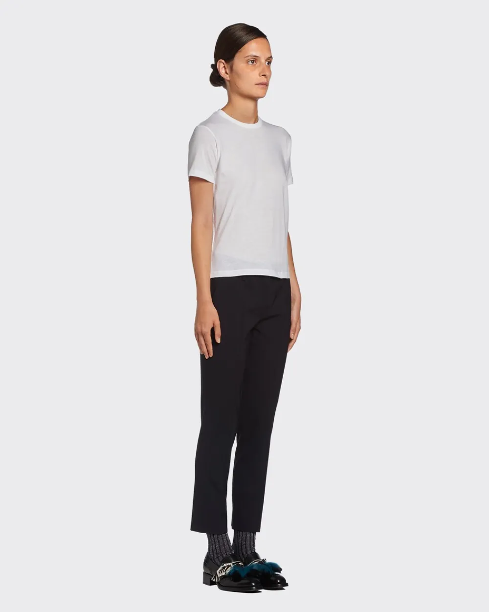 Mujer Prada CAMISETAS Y SUDADERAS^Camiseta De Algodón, Paquete De 3