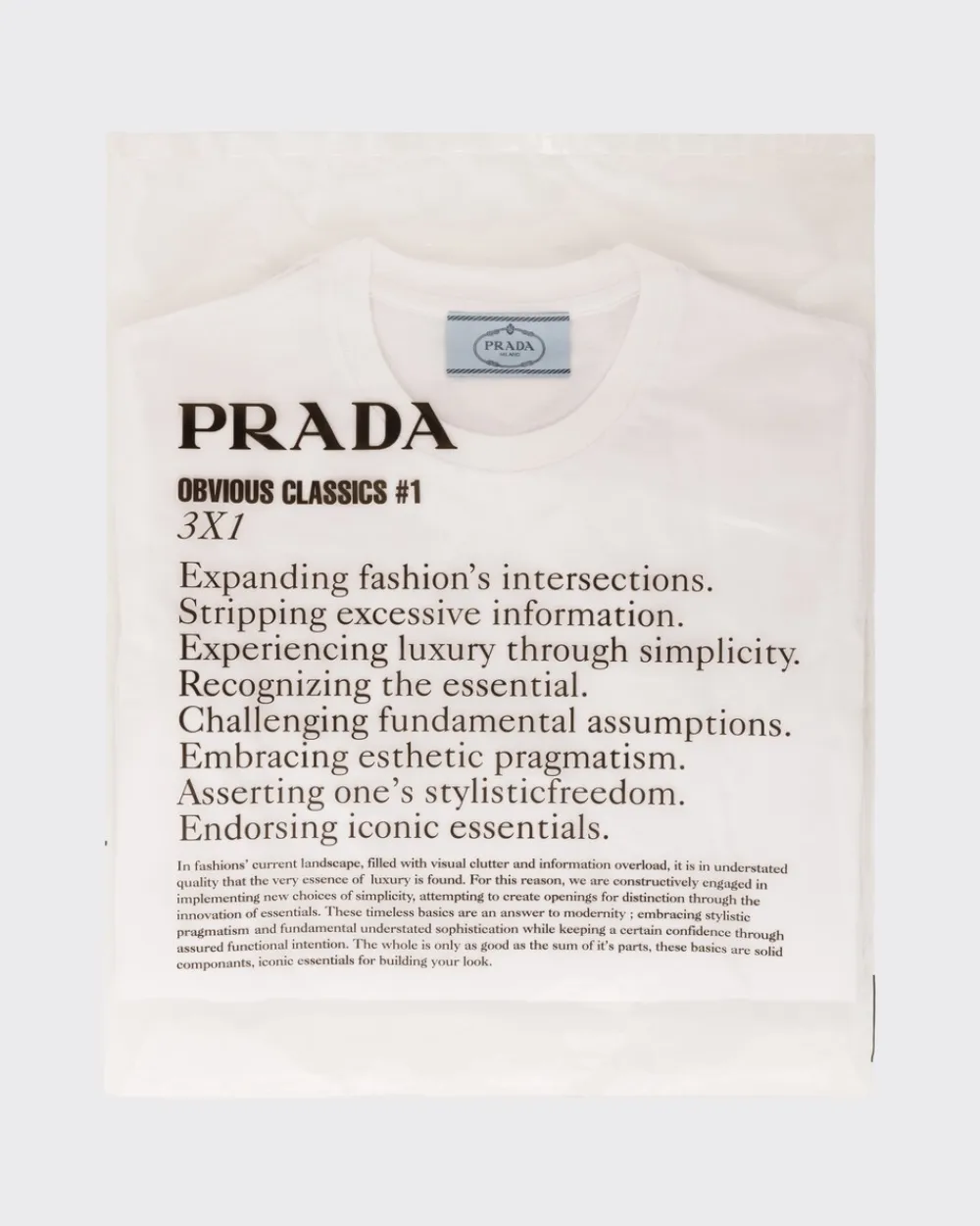 Mujer Prada CAMISETAS Y SUDADERAS^Camiseta De Algodón, Paquete De 3