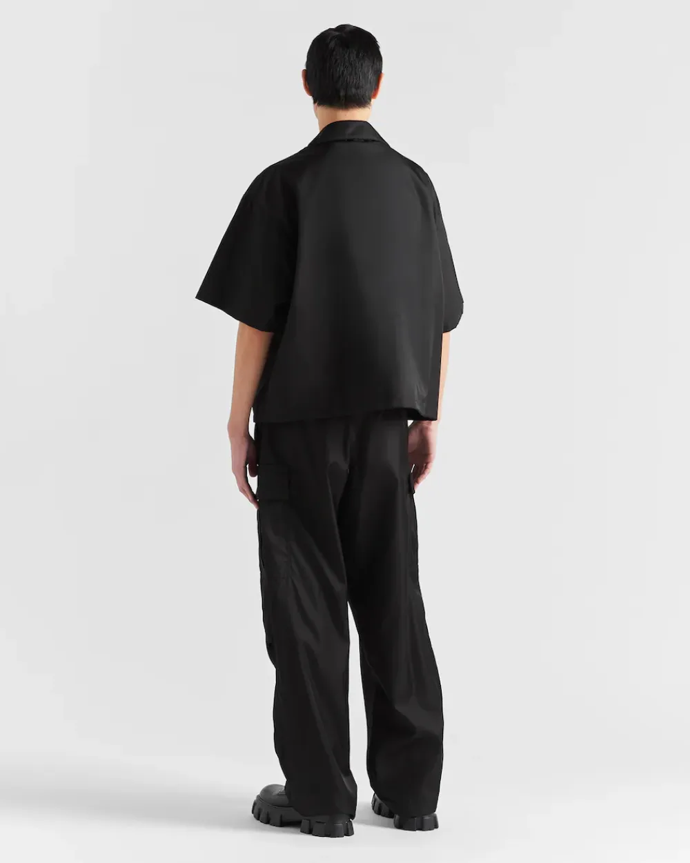 Hombre Prada COLECCIÓN MASCULINA|CAMISAS^Camiseta De Manga Corta De Re-nylon