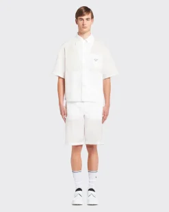Prada COLECCIÓN MASCULINA^Camiseta De Manga Corta De Re-nylon
