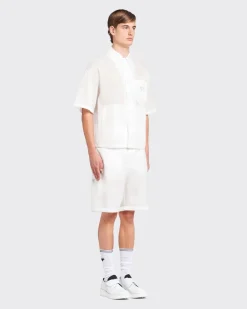 Prada COLECCIÓN MASCULINA^Camiseta De Manga Corta De Re-nylon