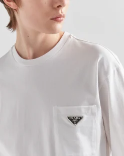 Mujer Prada CAMISETAS Y SUDADERAS^Camiseta De Punto