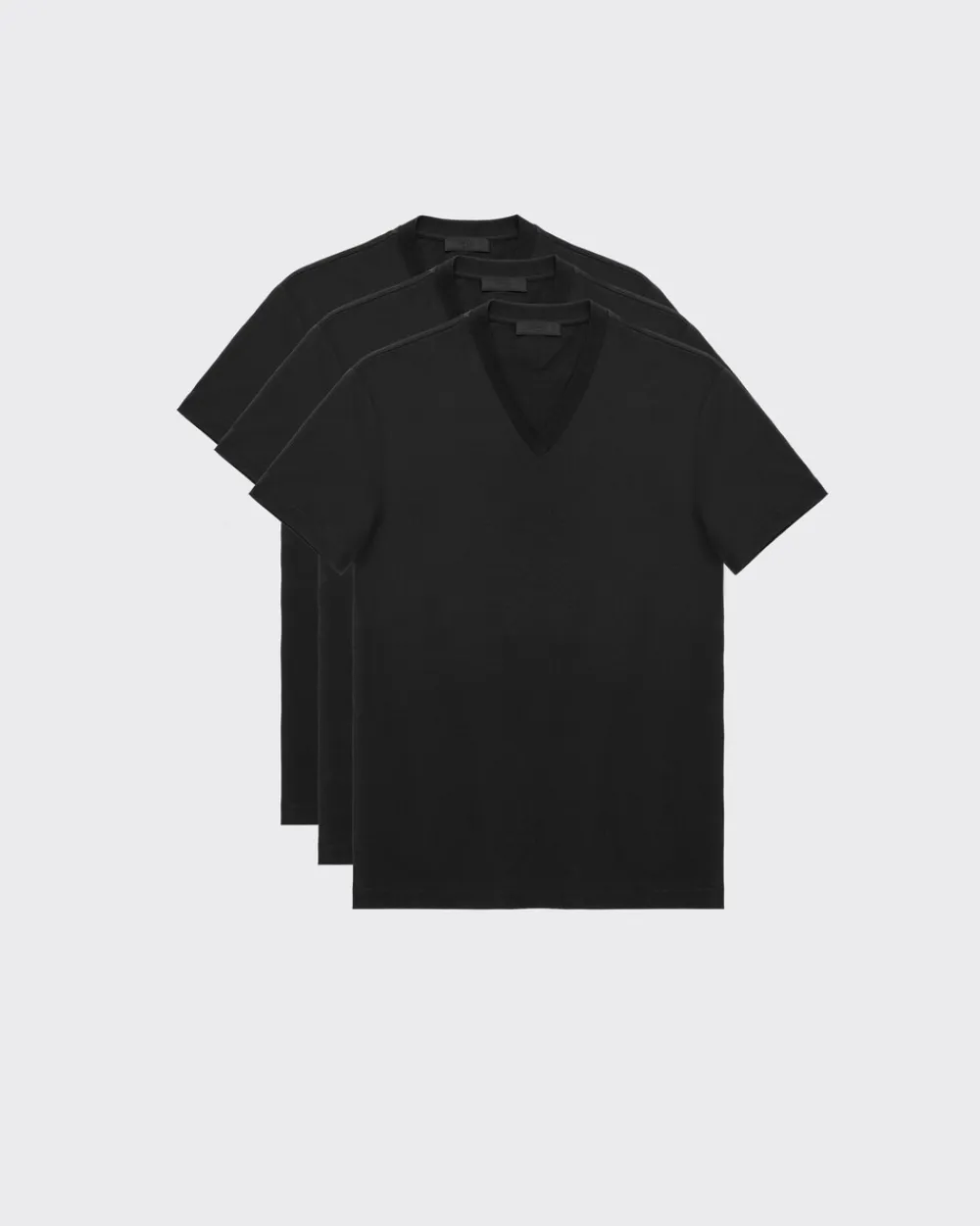 Hombre Prada CAMISETAS Y POLOS^Camiseta De Punto Blanca De