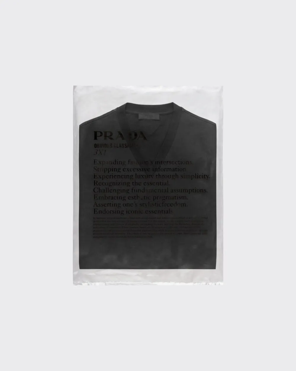 Hombre Prada CAMISETAS Y POLOS^Camiseta De Punto Blanca De
