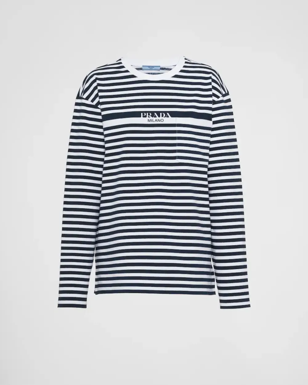 Mujer Prada CAMISETAS Y SUDADERAS^Camiseta De Punto Estampado