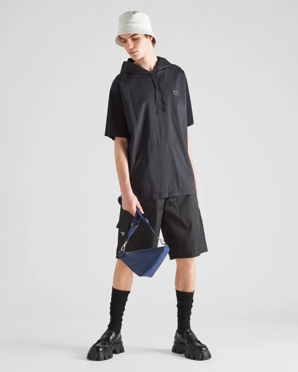 Hombre Prada CAMISETAS Y POLOS^Camiseta De Punto Y Algodón Técnico