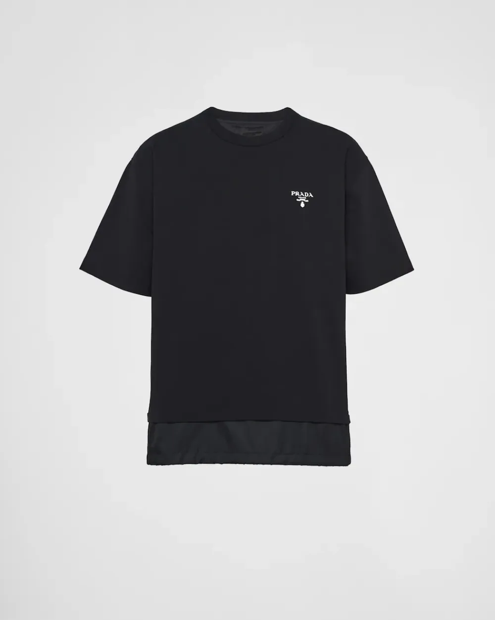 Hombre Prada CAMISETAS Y POLOS^Camiseta De Punto Y Re-nylon