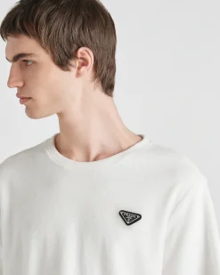 Hombre Prada CAMISETAS Y POLOS^Camiseta De Rizo