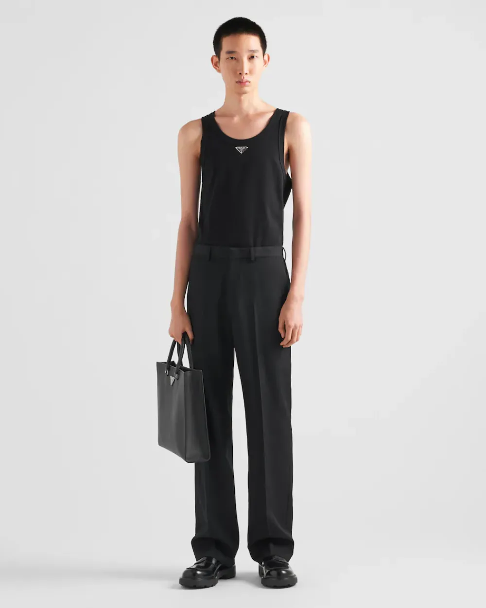 Hombre Prada CAMISETAS Y POLOS^Camiseta De Tirantes De Algodón